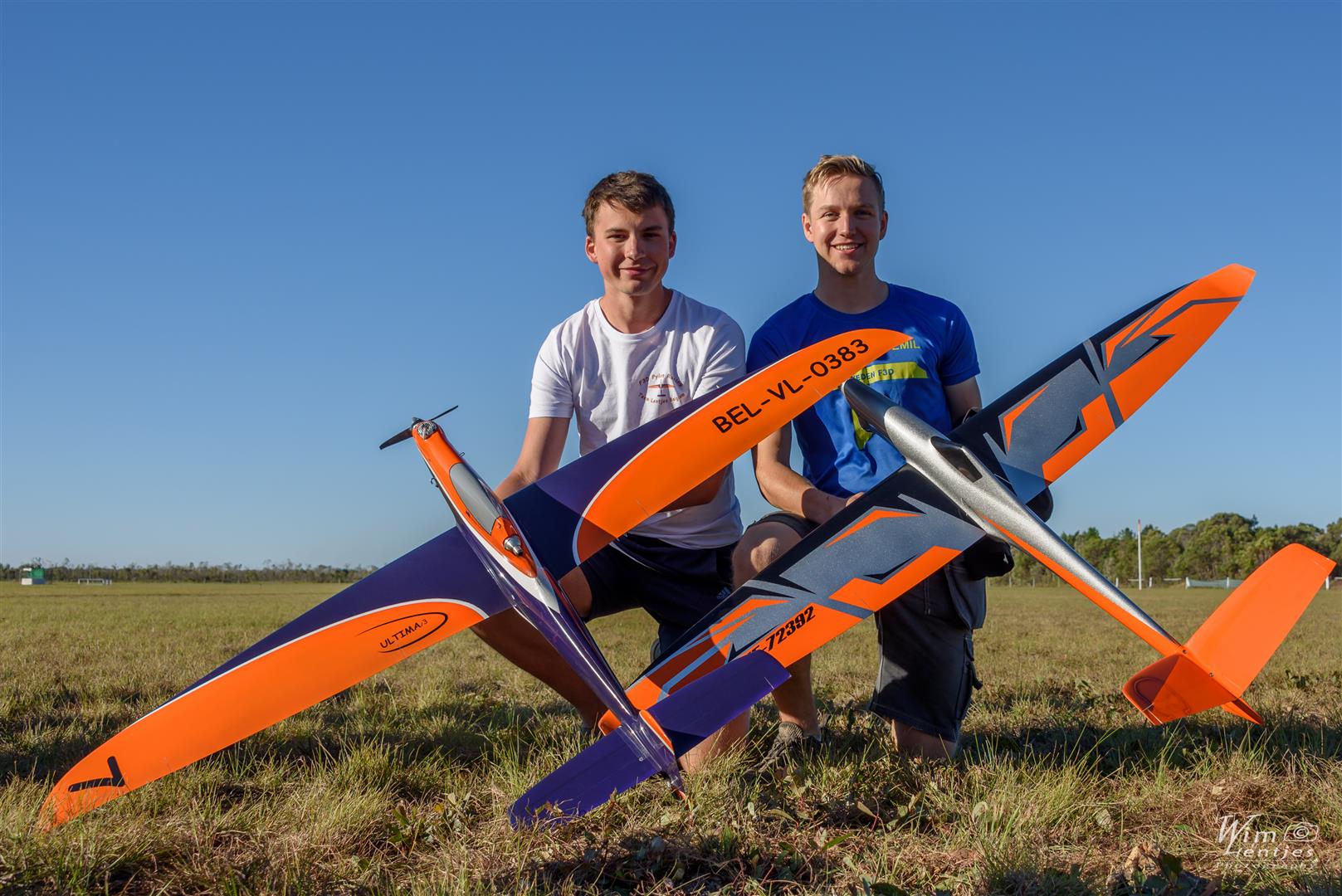 4de plaats Bram Lentjes en 2de plaats Emil Broberg