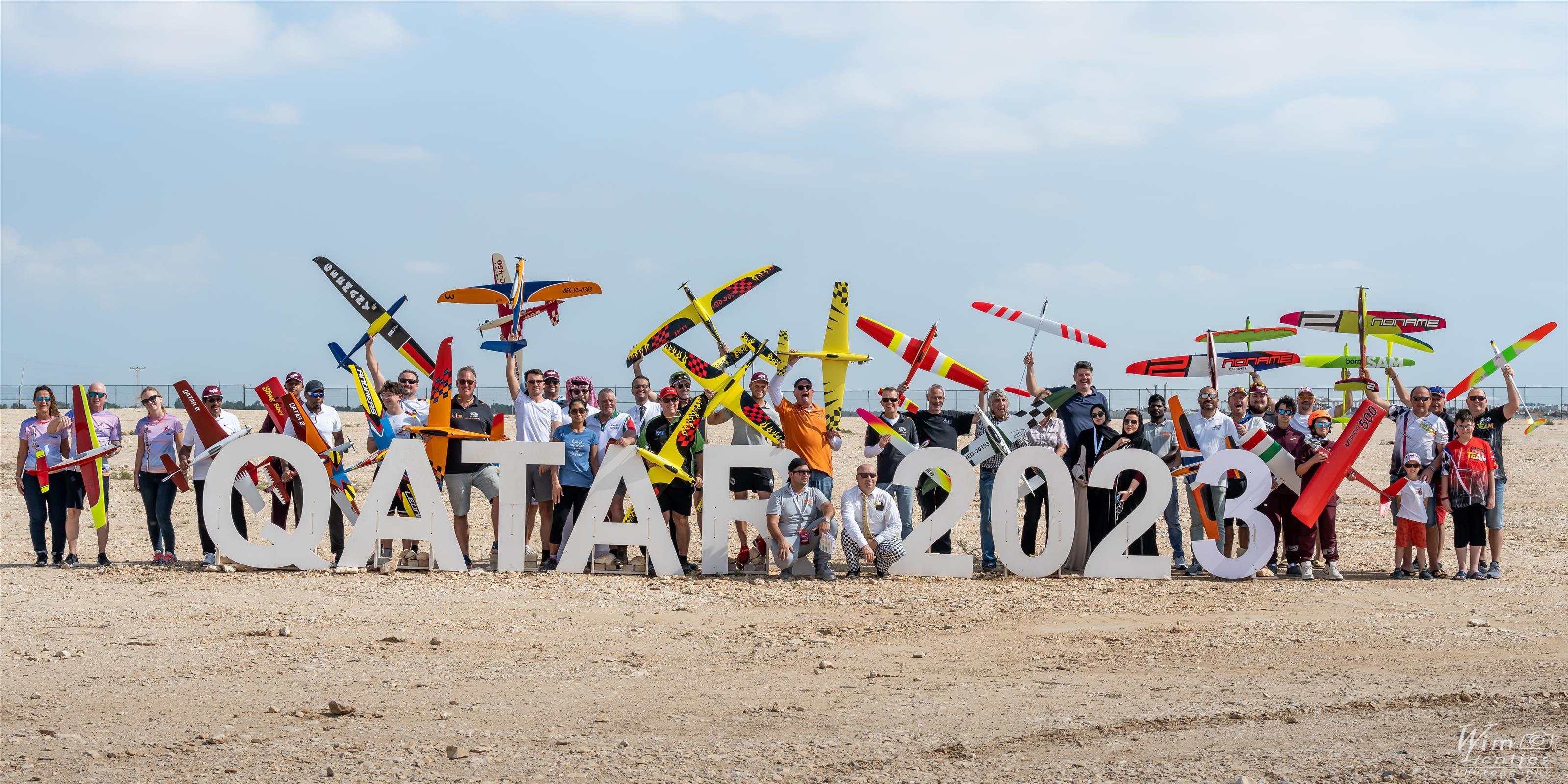 Enkele deelnemers in Qatar.